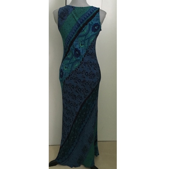 CLLA A Carole Little Company maxi dress multicolored size 6 - Picture 2 of 6